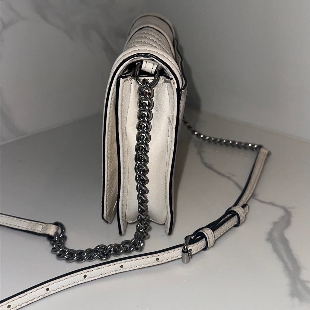 Rebecca Minkoff White Quilted leather Shoulder Bag - Picture 4 of 7